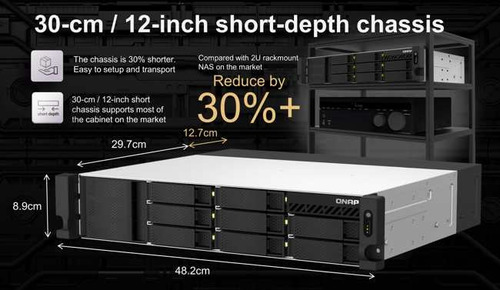 Nas 8 Bahias Rack Qnap Ts-873aeu 16gb Ddr4 Amd Ryzen 2fuente