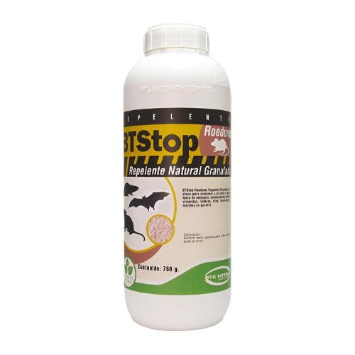 Btstop Roedores X 750 G. Repelente Natural Granulado