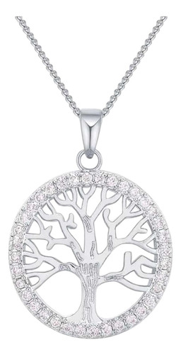 Pack 2 Collares Arbol De La Vida Baño Plata Y Oro Joyas 