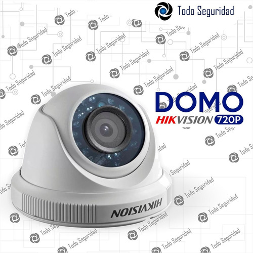Pack 4 Camara Infrarroja Hikvision Cctv Turbo Hd 720p 1mp 4en1 Tvi Cvi Ahd Gran Angular Seguridad