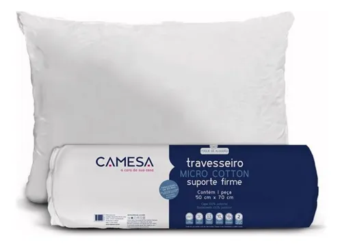 comprar Travesseiro 50x70 Firme Macio Antialérgico Dorme  Bruço Lado