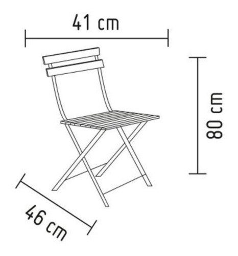 Juego De Balcón/terraza/jardín De Metal