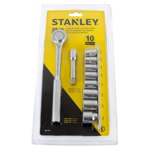 Juego De Dados Rachet 3/8 Con Extension 10 Piezas Stanley