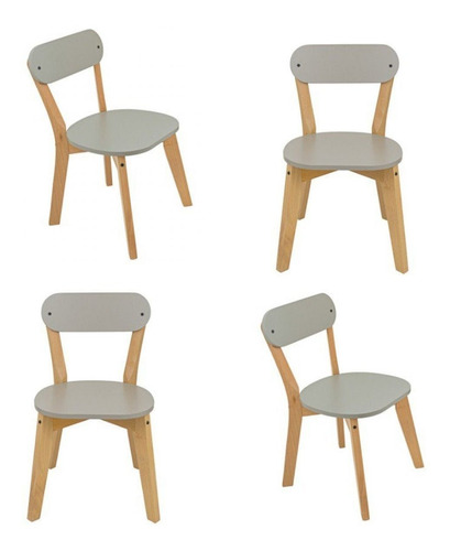 Conjunto 4 Cadeira Antonella Laqueado Gamma Móveis