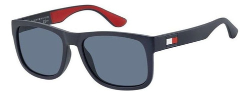 Óculos De Sol Tommy Hilfiger Th 1556/s 8ru/ku-52 Cor da armação Azul Cor da haste Preto Cor da lente Azul Desenho Mirror