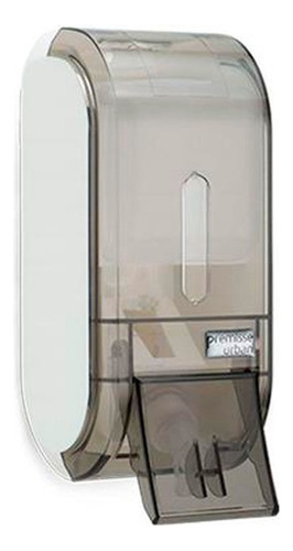 Saboneteira Dispenser Compacta Glass Acrílico Fume Premisse Cor Verde-claro