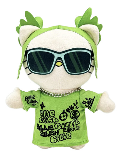 Billie Eilish Muñeco De Peluche Hello Kitty