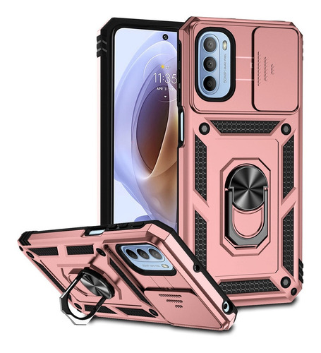 Funda Resistente Anillo Cubre Camara Para Motorola Moto G82