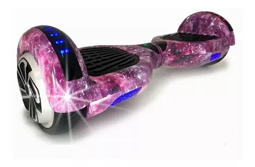 Hoverboard Skate Élétrico Bluetooth Com Led Alça Curta 6,5