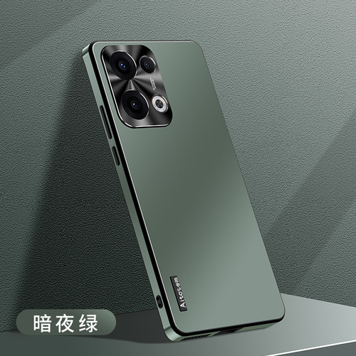 Funda Para Oppo Reno 13 Pro 12 11 10 Pro+ 9 8 Funda De Teléfono De Metal Mate Resistente, Lente Resistente, Funda De Protección Total