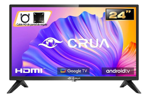 Pantalla Crua Smart Tv 24 Android Hd Hdr Google Play Store