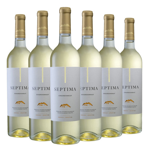 Kit Vinho Branco Septima Chardonnay 750ml 06 Unidades