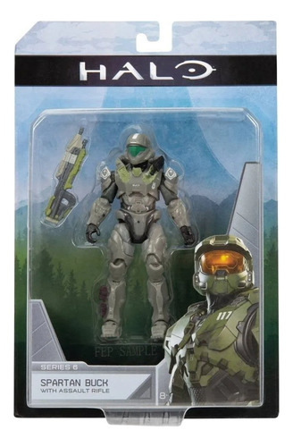 Halo Spartan Buck With Assault Rifle Jazwares 