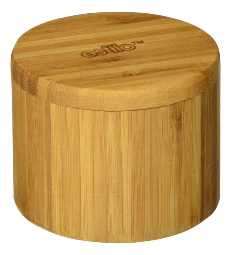 Tazones De Bambú Para Sal Y Pimienta Con Tapa Magnética