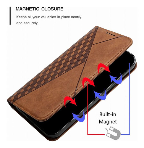 B Funda Tipo Cartera Para Motorola Moto G30 E22s E40 G31