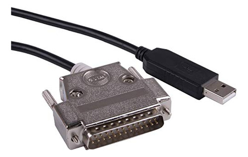 Adaptador De Serie Usb A Db25 Rs232, Cable Convertidor De Mó