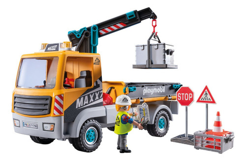 Camión De Construcción Con Grúa 71750 55
