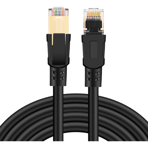 Cable Ethernet Cat8 De 40 Gbps, 26 Awg, Compatible Con Cat 6