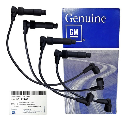 Cables De Bujias Original Gm Optra Limited Tapa Negra 1.8