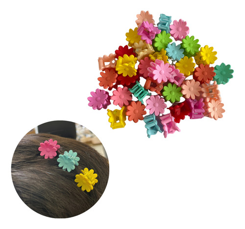  Kit 50 Peças Piranha Prendedor De Cabelo Mini Lindeza