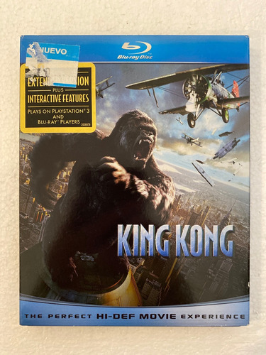 Bluray King Kong Naomi Watts Jack Black Peter Jackson (Usado)