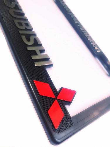 Imagen 4 de 4 de Par (2) Portaplaca Mitsubishi Lancer Outlander Mirage Asx