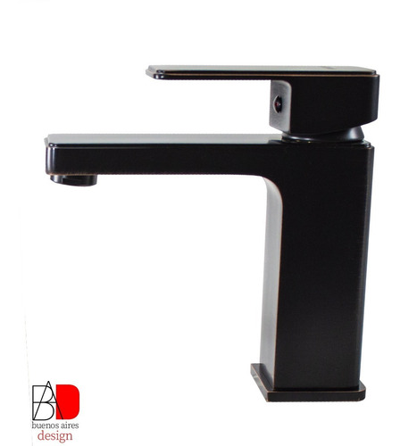 Griferia Canilla Monocomando Lavatorio Baño Negra Premium!