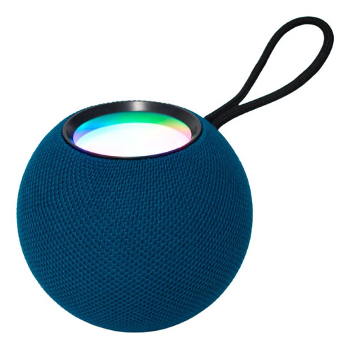 Parlante Portátil Bluetooth 2 Luz Led Fm Micro Sd Usb 