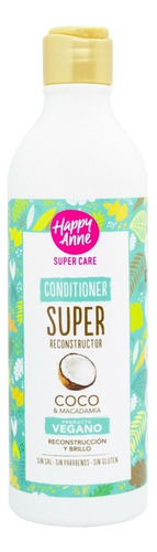 Happy Anne Super Reconstructor Acondicionador Coco Vegano