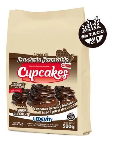 comprar Premezcla Cupcakes Chocolate 500g Ledevit