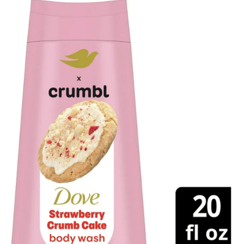 Dove Crumbl Jabon Líquido Fresa Body Wash Strawberry