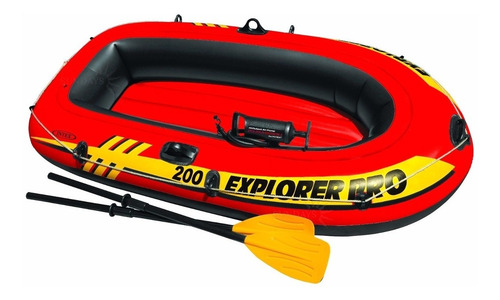 Imagen 3 de 6 de Bote Gomón Inflable Intex 58357 Explorer Pro 200 Set
