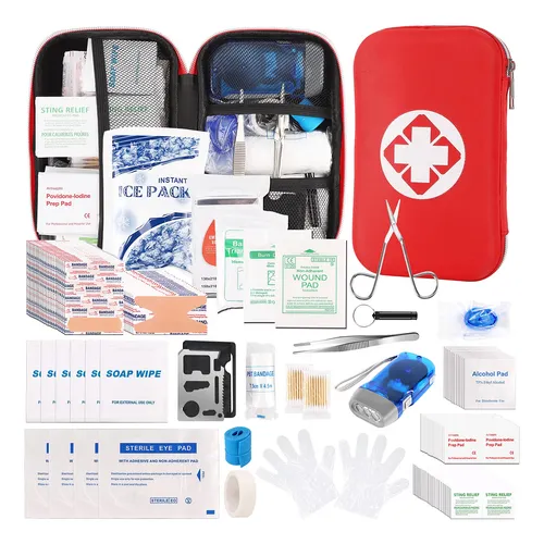 First Aid Kit Tupuqi 300pcs Essential Emergency Trauma Medic