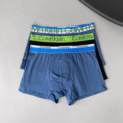 Set 3 Boxers Calvin Klein Trusa Original Algodón Multicolor