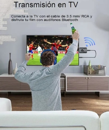 Transmisor Receptor Bluetooth 4 En 1 Tv, Bocinas, Carro, Lap