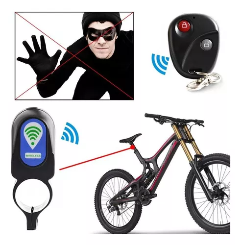 Alarma Sensor Movimiento Bicicleta Control Remoto Bateria 9v