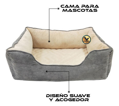 Cama Afelpada Antiestres Para Gato O Perro Mediano