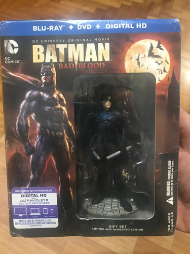 Blu-ray Batman Bad Blood / Bluray + Dvd + Figura