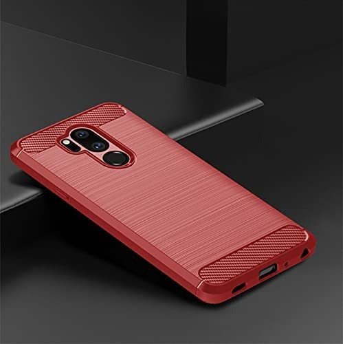 Funda Para LG G7 Thinq Color Rojo Con Protector De Pantalla