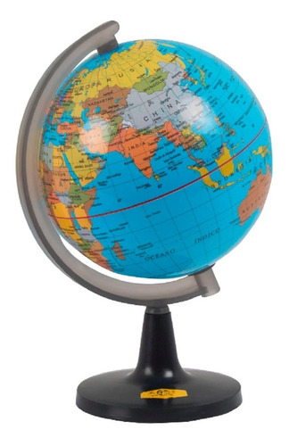 Globo Terráqueo 17cm Diámetro Político Mundo