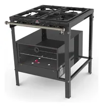 Comprar Cocina Industrial Progas 4 Hor. 20 Y 12 Horno Refractario 