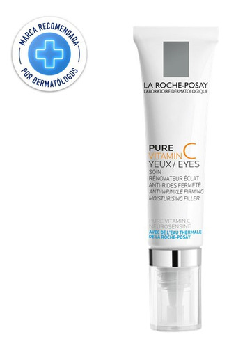 Contorno De Ojos Anti-arrugas Pure Vitamin C La Roche-posay Momento De Aplicación Día/noche Tipo De Piel Sensible