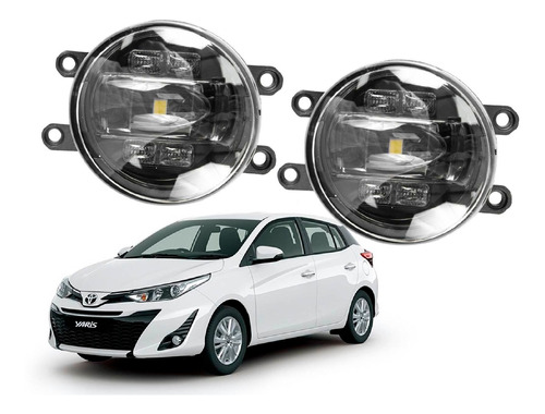 Set Faros Niebla Led Toyota Yaris 2018 2019 2020 2021 2022