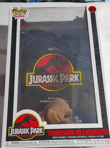 Funko Pop Jurassic Park Tyrannosaurus Rex Y Velociraptor #2 (Usado)