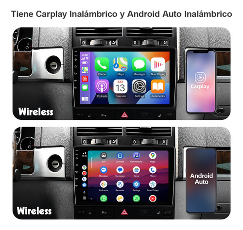 Estéreo Carplay Cámara For Vw Volkswagen Touareg 2004-2010