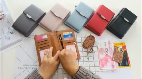 Bolso Bandolera De Cuero Pequeño Bolso Bandolera Monedero Mo