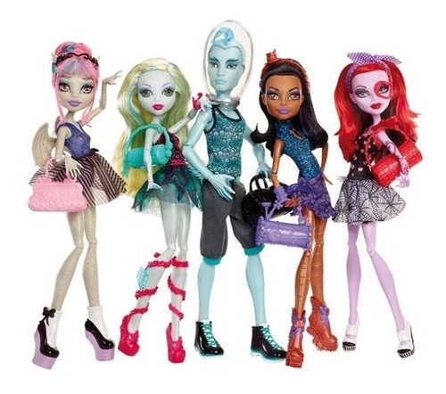 Monster High Pack X 5  Original Jugueteria  Bunny Toys 