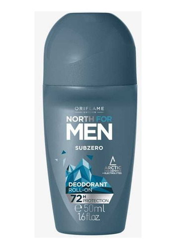 Desodorante En Roll On North For Men Subzero