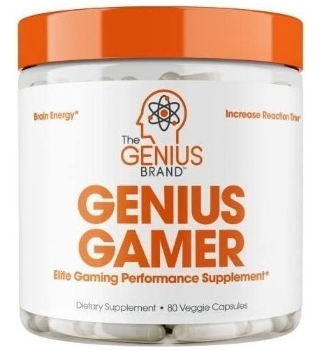 Genius Gamer Soporte Cerebral Enfoque Claridad Mental 80 Cap