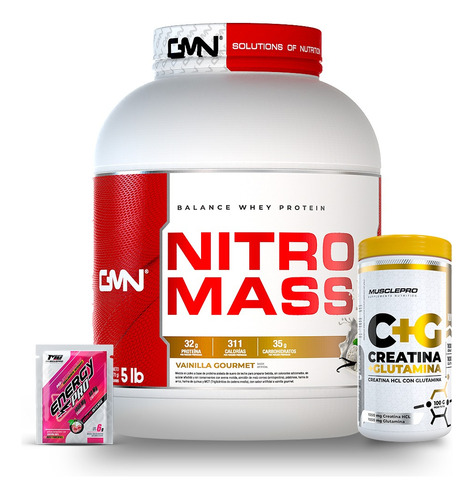 Proteína Nitromass 5lb+creatina